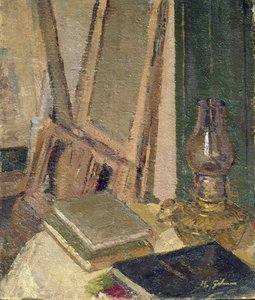 Studio interiør av Harold Gilman