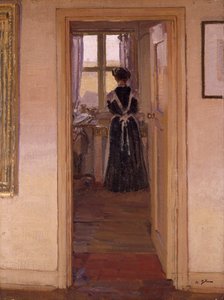 'Kjøkkenet', 1908-09 av Harold Gilman