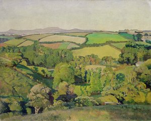 Drift Valley (olje på lerret) av Harold Harvey