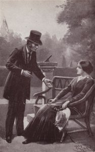 Illustrasjon for The Mystery Of Edwin Drood av Charles Dickens (litho)