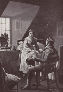 Illustrasjon for Vanity Fair av William Makepeace Thackeray (litho) av Harold Hume Piffard