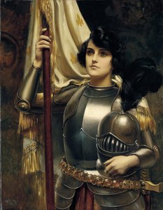 Joan of Arc (olje på lerret)