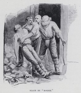 Drepet av "Roger" (s/hvitt-bilde) av Harold Hume Piffard