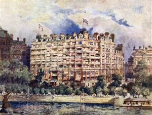River Front of the Savoy Hotel i 1889