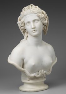 Medusa, ca. 1854 av Harriet Goodhue Hosmer