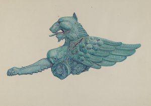 Ornamental Iron Griffon av Harriette Gale