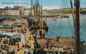Kaiscene, Havana, Cuba, 1910 av Harris Bros and Co