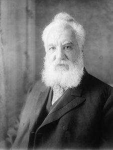 Alexander Graham Bell (1847–1922), ca. 1918 (s/hvitt-bilde)