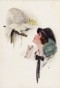 En påskehatt (fargelitografi)