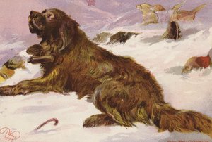 Alp Redder onkel Peter (fargelitografi) av Harrison William Weir