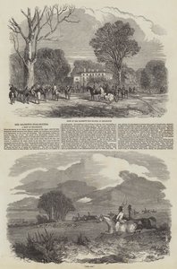 Hennes Majestets Stag-Hounds på Hillingdon av Harrison William Weir