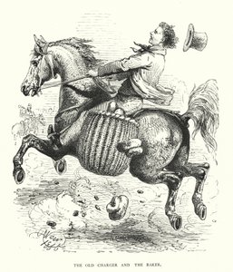 Den gamle laderen og bakeren (gravering) av Harrison William Weir
