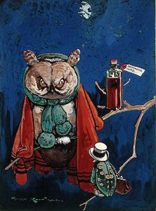 Tannverk (kroppsfarge på papir) av Harry Rountree