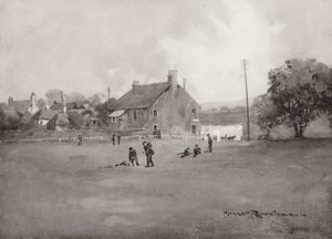 Golfbaner: Musselburgh, «Mrs Forman#39;s» (litografi)