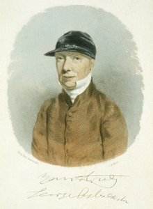 George Osbaldeston (1787-1866) 1866, gravert av J.B. Hunt (farget akvatint) av Harry (after) Hall