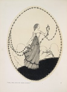 April. "April, april, le din jentelatter!" av Harry Clarke