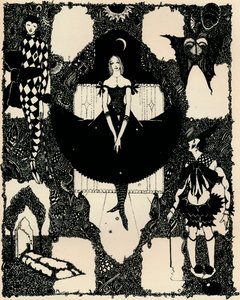 Columbine, ca 1900-1930, 1925 av Harry Clarke