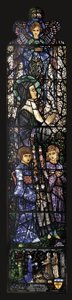 Den salige Julie med to barn, 1927 av Harry Clarke