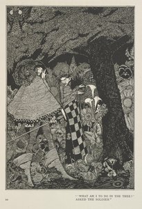 Tinder-boksen "Hva skal jeg gjøre i treet?" spurte soldaten. av Harry Clarke