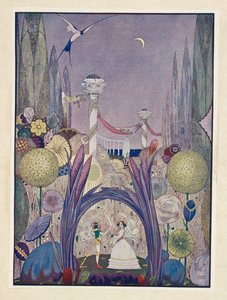 Tommelise Hun burde være dronningen av alle blomstene. av Harry Clarke