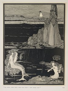 Veldig nesten! "Helt alene, de steinene midt - en natt gjorde jeg det nesten!" Tre havfruer av Harry Clarke