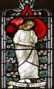 Musical Angel, 1876 (farget glass)