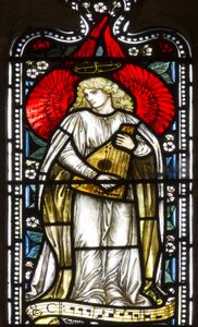 Musical Angel, 1876 (farget glass)