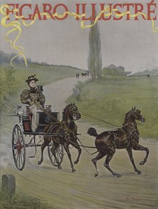 Tandem. Forside av Le Figaro Illustre, juni 1895
