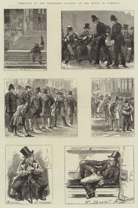 Adgang til Strangers' Gallery of the House of Commons