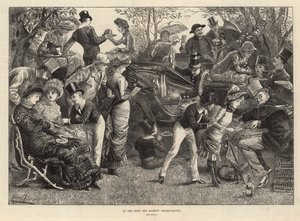 På Eton og Harrow cricketkamp av Harry Furniss
