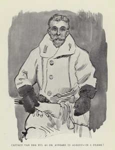 Kaptein Van der Byl mens han dukker opp i Albany, i en ramme! av Harry Furniss