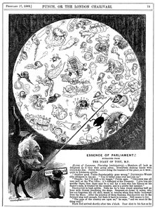 Essence of Parliament, 1883 av Harry Furniss