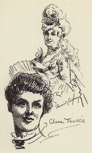 Harriet Coveney og Clara Jecks av Harry Furniss