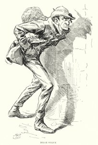 Illustrasjon for store forventninger av Charles Dickens (litho) av Harry Furniss