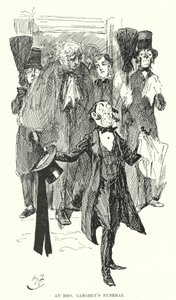 Illustrasjon for store forventninger av Charles Dickens (litho) av Harry Furniss