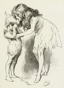 Illustrasjon for Sylvie og Bruno av Lewis Carroll av Harry Furniss
