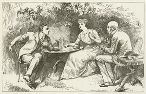 Illustrasjon for Sylvie og Bruno av Lewis Carroll av Harry Furniss