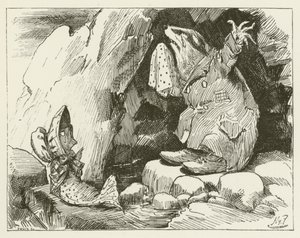 Illustrasjon for Sylvie og Bruno av Lewis Carroll av Harry Furniss