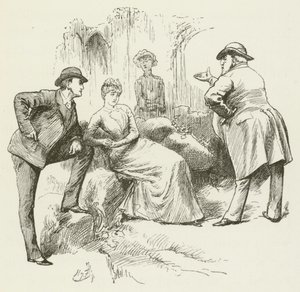 Illustrasjon for Sylvie og Bruno av Lewis Carroll av Harry Furniss