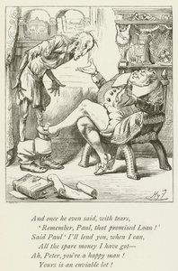 Illustrasjon for Sylvie og Bruno av Lewis Carroll av Harry Furniss