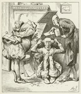 Illustrasjon for Sylvie og Bruno av Lewis Carroll av Harry Furniss