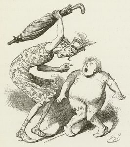 Illustrasjon for Sylvie og Bruno av Lewis Carroll av Harry Furniss