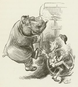 Illustrasjon for Sylvie og Bruno av Lewis Carroll av Harry Furniss