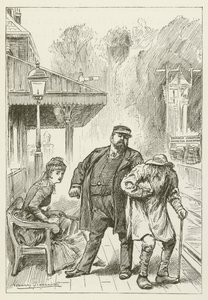 Illustrasjon for Sylvie og Bruno av Lewis Carroll av Harry Furniss