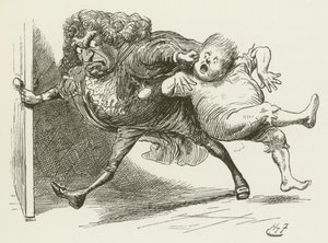 Illustrasjon for Sylvie og Bruno av Lewis Carroll av Harry Furniss