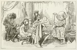 Illustrasjon for Sylvie og Bruno av Lewis Carroll av Harry Furniss