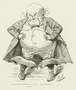 Illustrasjon for Sylvie og Bruno av Lewis Carroll av Harry Furniss
