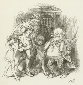 Illustrasjon for Sylvie og Bruno av Lewis Carroll av Harry Furniss