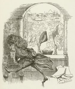 Illustrasjon for Sylvie og Bruno av Lewis Carroll av Harry Furniss