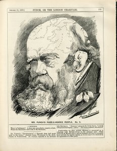 Illustrasjon av Harry Furniss (1854-1925) i Punch av Harry Furniss